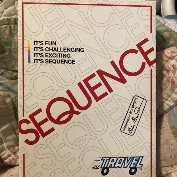 Sequence Strategy Travel Size Game With Case Kids Adults Fun Travel Game - Picture 1 of 2